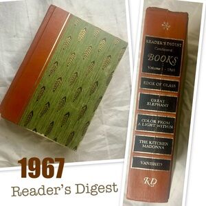 Reader's Digest 1967 Condensed Books - Brown and Green Edition